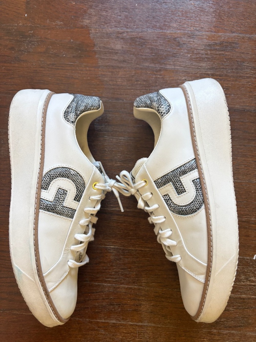 Cole Haan low-top platform fashion sneakers